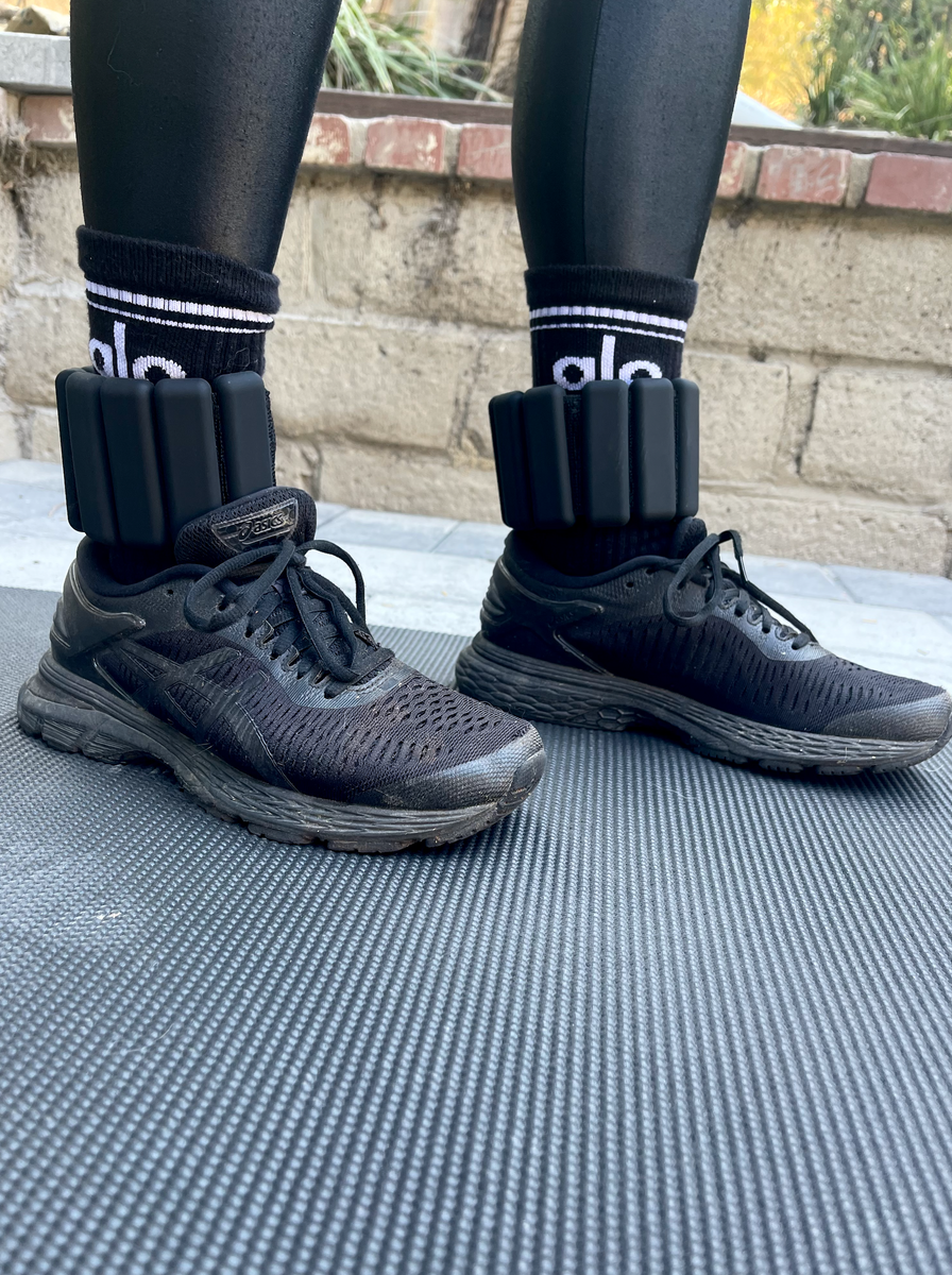 VTG Adjustable Spat Ankle Weights Black AMF Whitely 1970s
